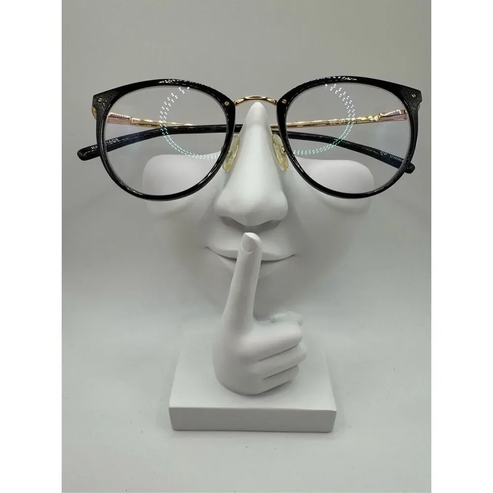 eyebobs Genius eyeglass frames black gold new without case